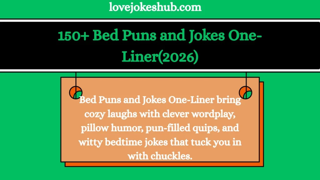 Bed Puns and Jokes One-Liner(2026)