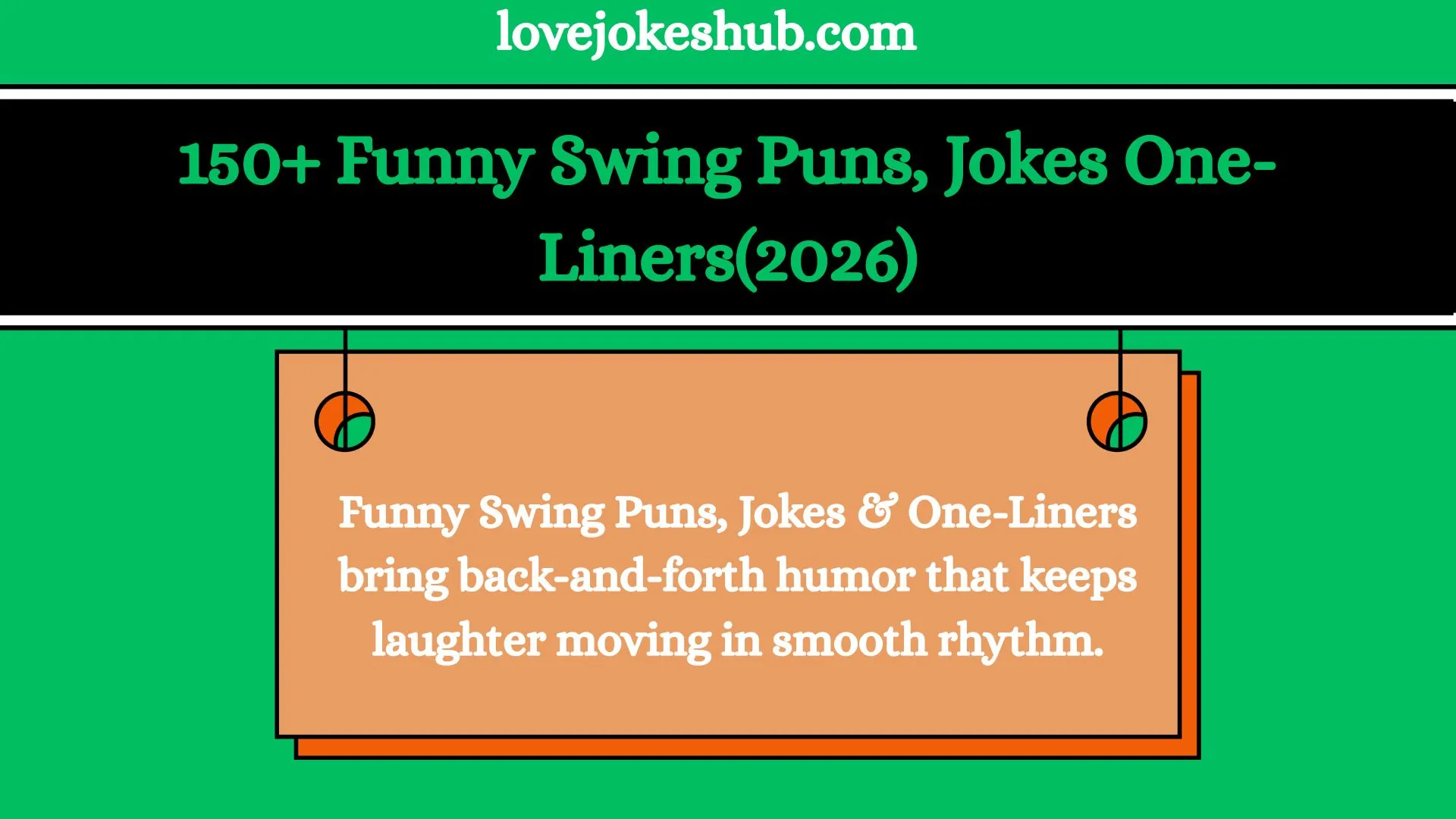 Funny Swing Puns, Jokes One-Liners