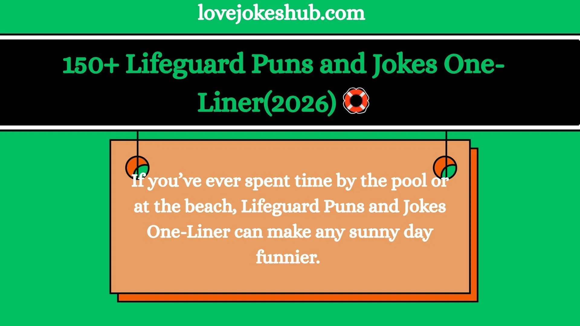 Lifeguard Puns and Jokes One-Liner