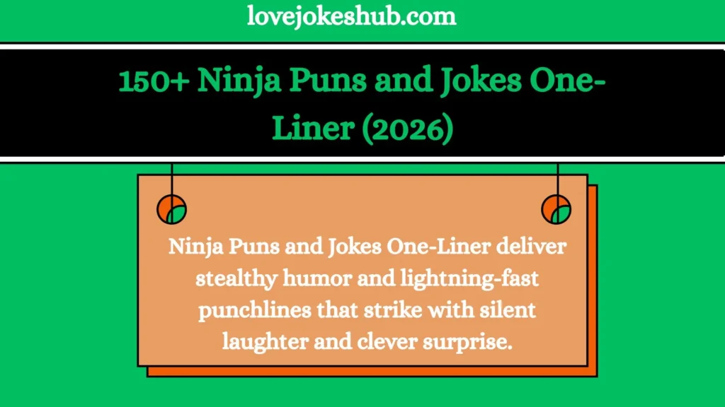 Ninja Puns and Jokes One-Liner