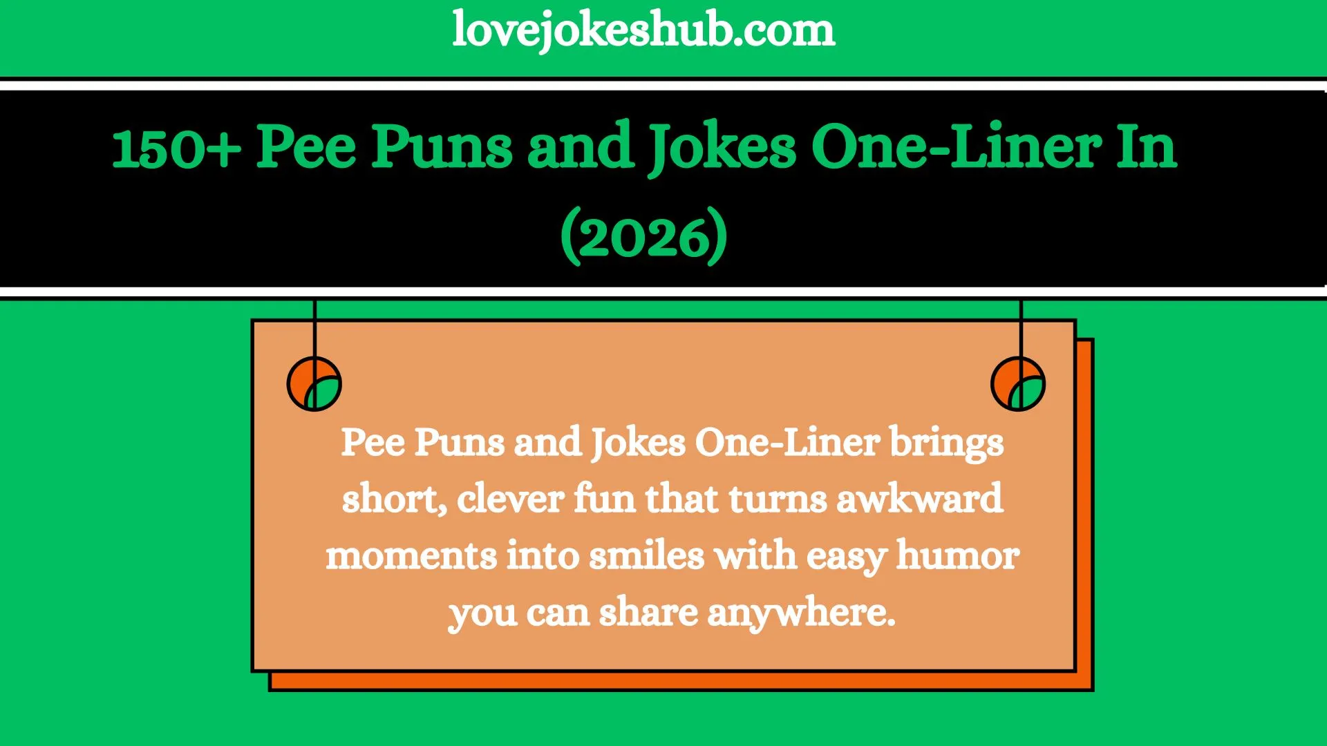 Pee Puns and Jokes One-Liner
