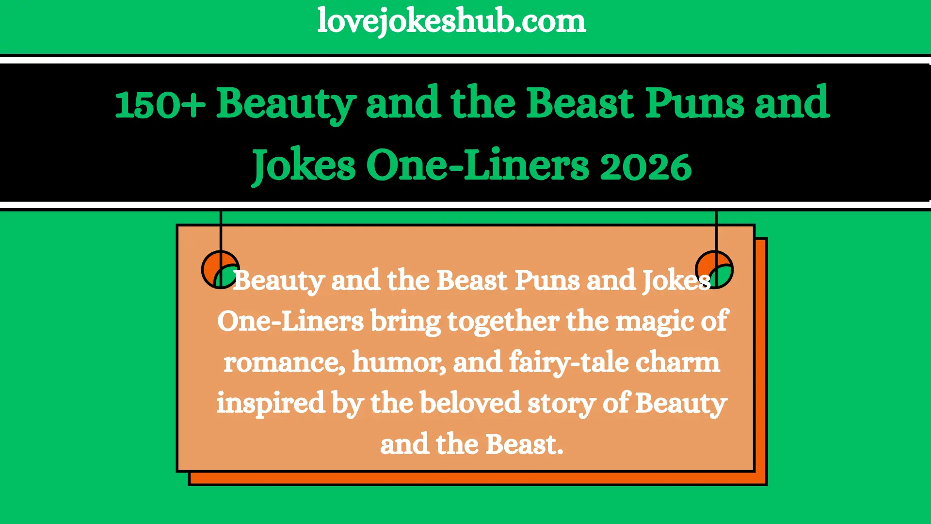 150+ Beauty and the Beast Puns and Jokes One-Liners 2026