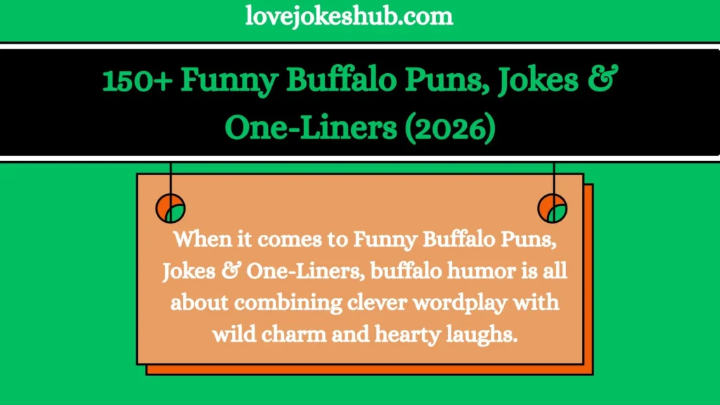 150+ Funny Buffalo Puns, Jokes & One-Liners (2026)