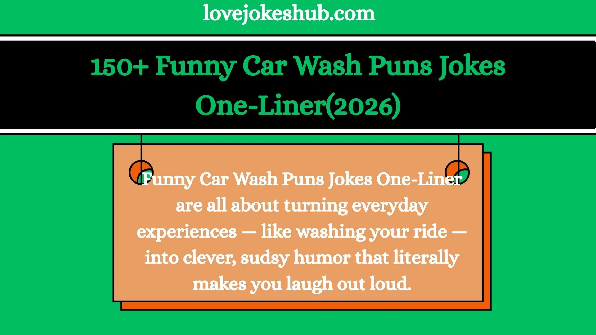 150+ Funny Car Wash Puns Jokes One-Liner(2026)
