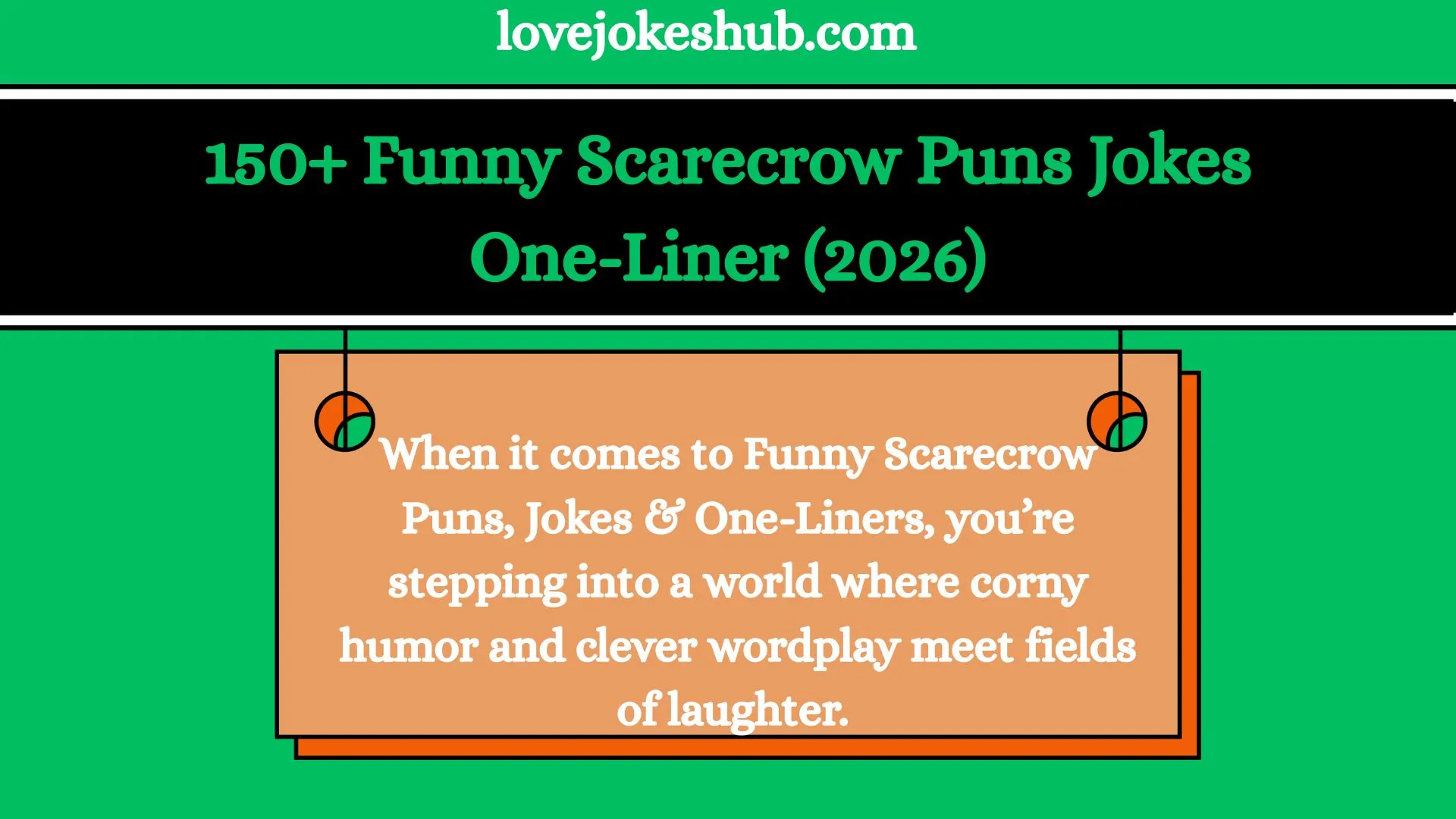 150+ Funny Scarecrow Puns Jokes One-Liner (2026)