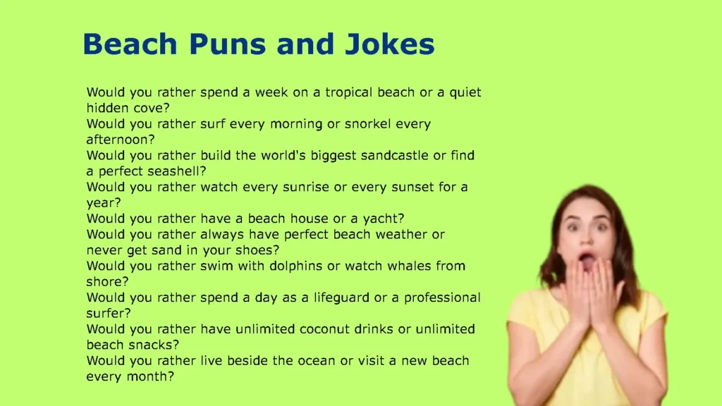 Beach Puns and Jokes