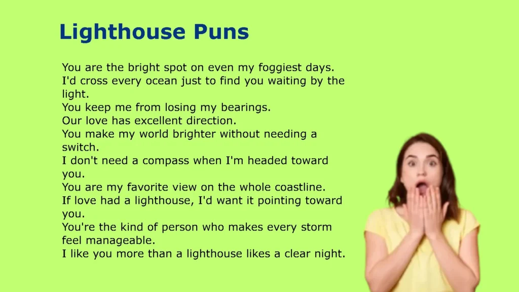 Lighthouse Puns
